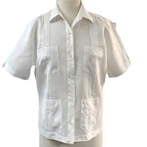 Linen Cuban Guayabera Shirt